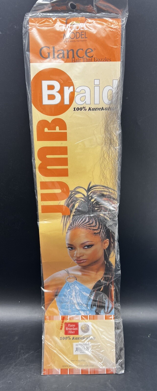 Model Model Hair Fashion Jumbo Braid 100% Kanekalon Flame Retardant Fiber 24in