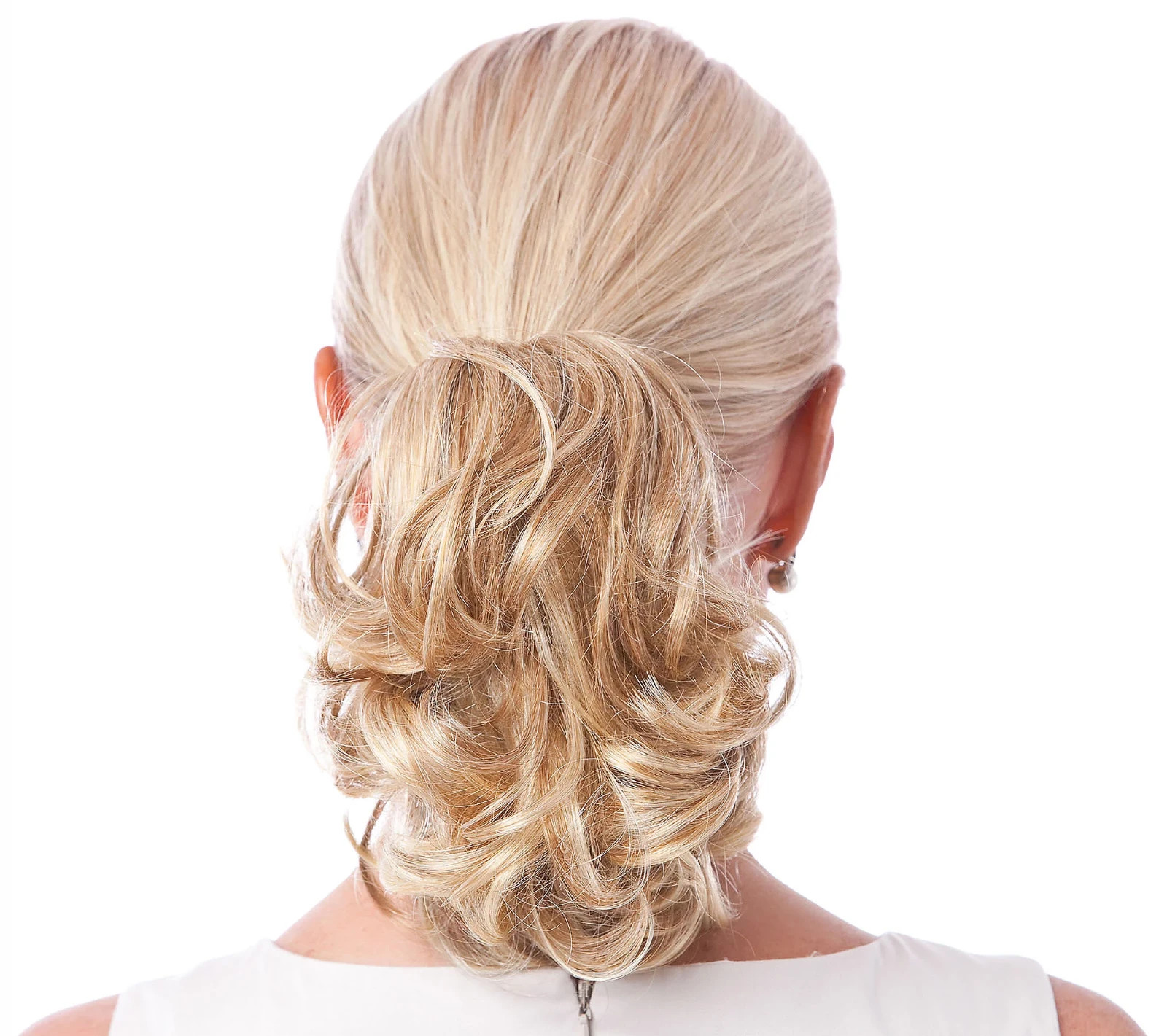 New Toni Brattin Pony Curls Hair Piece #102 SALT / PEPPER Clip-On Hair A300992