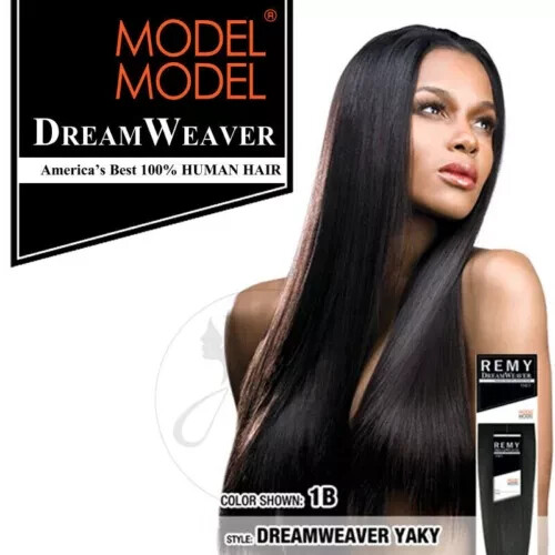 Model Model DreamWeaver Yaky 100% Human Hair 16”