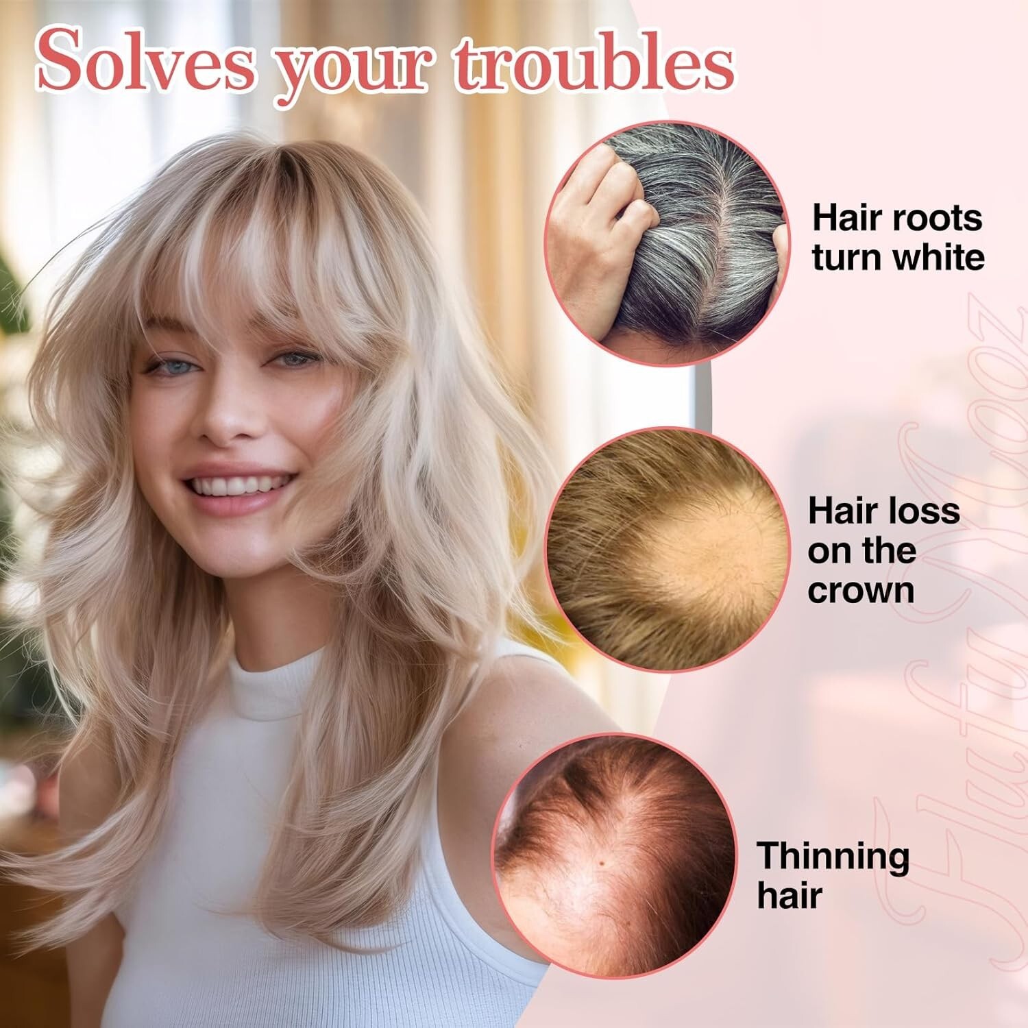 Real Human Hair Topper 10 In Clip in Bangs 150% Density Silk Base Natural Black