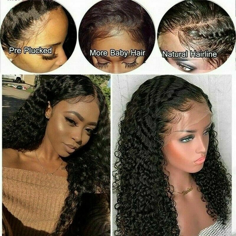 18 Inch Lace Front Wigs Human Hair Pre Plucked Brazilian Wet and Wavy Human Hair