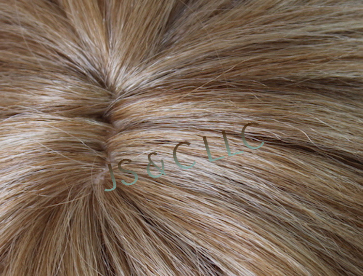 Long Blonde Mix Human Hair Blend Full Wig Goregeous wavy Heat Safe WBVA 27/613