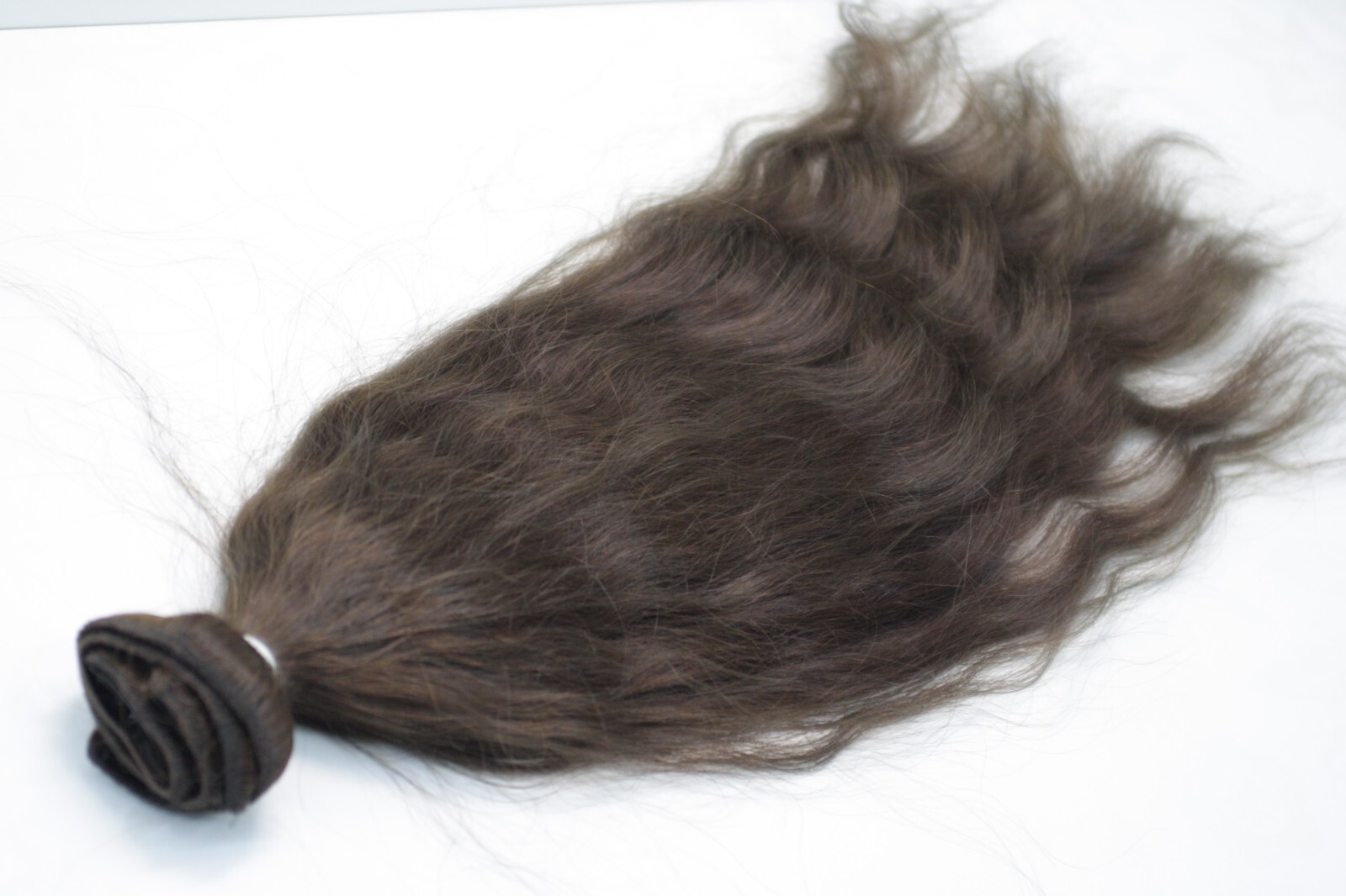 Hair set Natural European Hair Dark Brown. Weft with clips 60cm/24″ 156gr/5.5oz