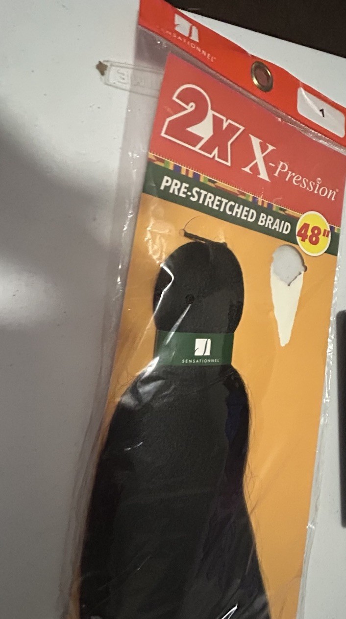 2X Xpression pre-stretched braid 48 inches(only one in the package)