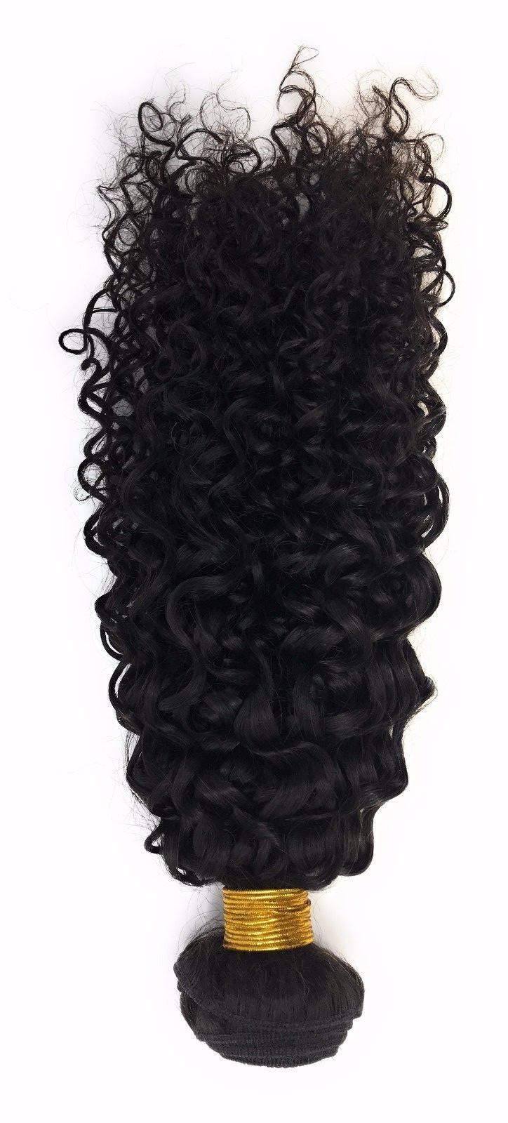 Unprocessed Virgin Jerry Curl Sew In 100 Human Hair Natural Black Ali Bundle