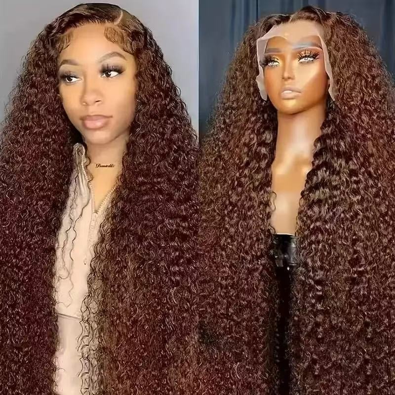 Front Lace Box Braids Wig Small Curly Full Head Wig For African Women Heat