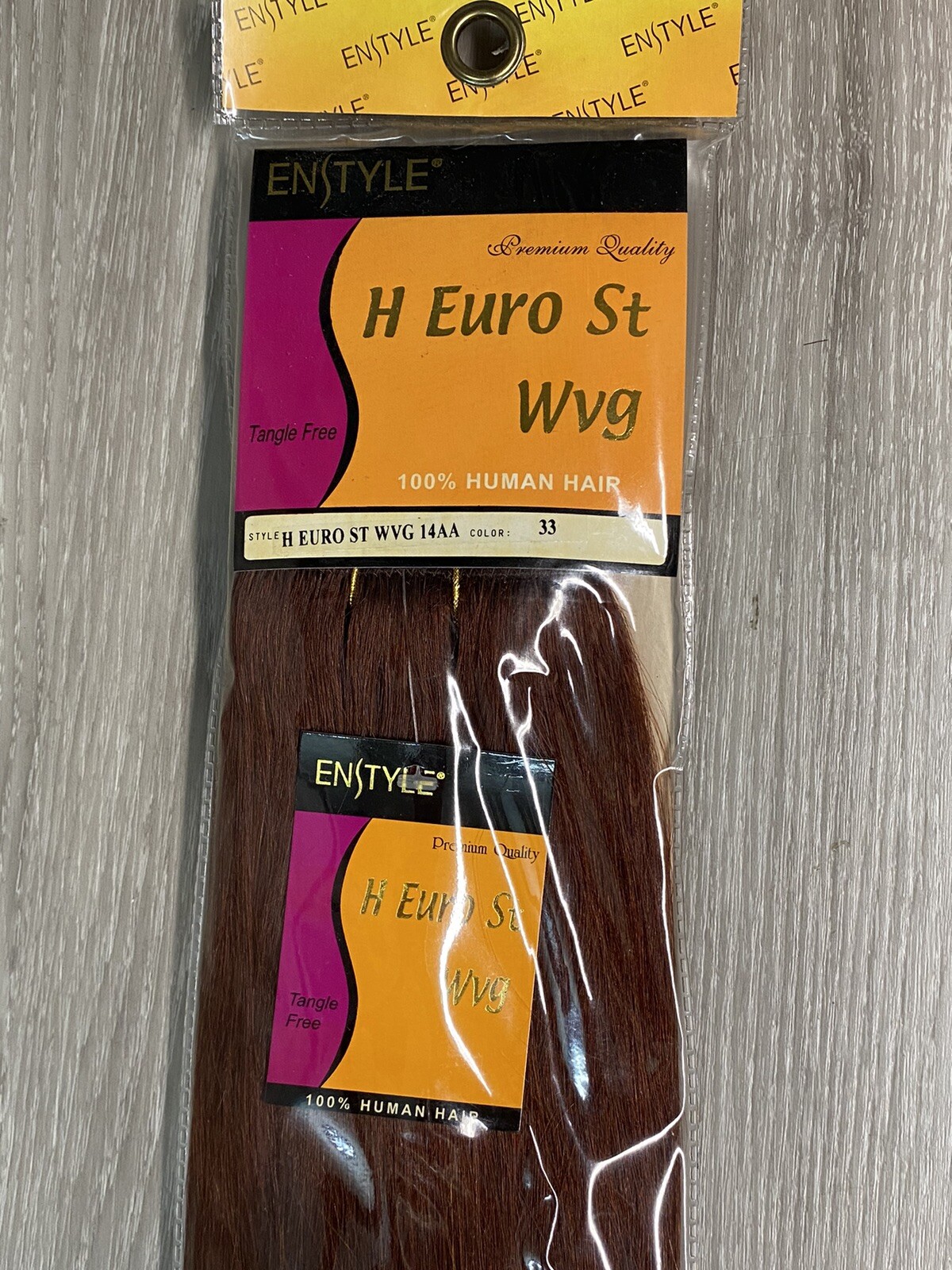 Enstyle H Euro St Weave 100% Human Hair Color 33 15” New