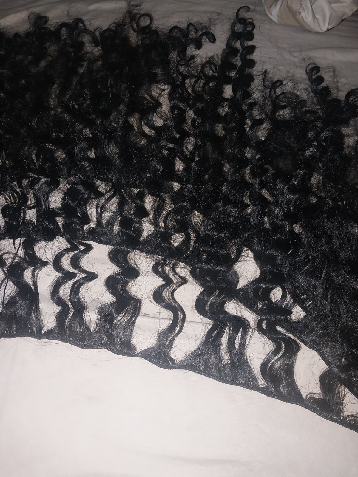 Black Curly Human Hair Weft Extensions Bundle, 1-10 in Length, Women