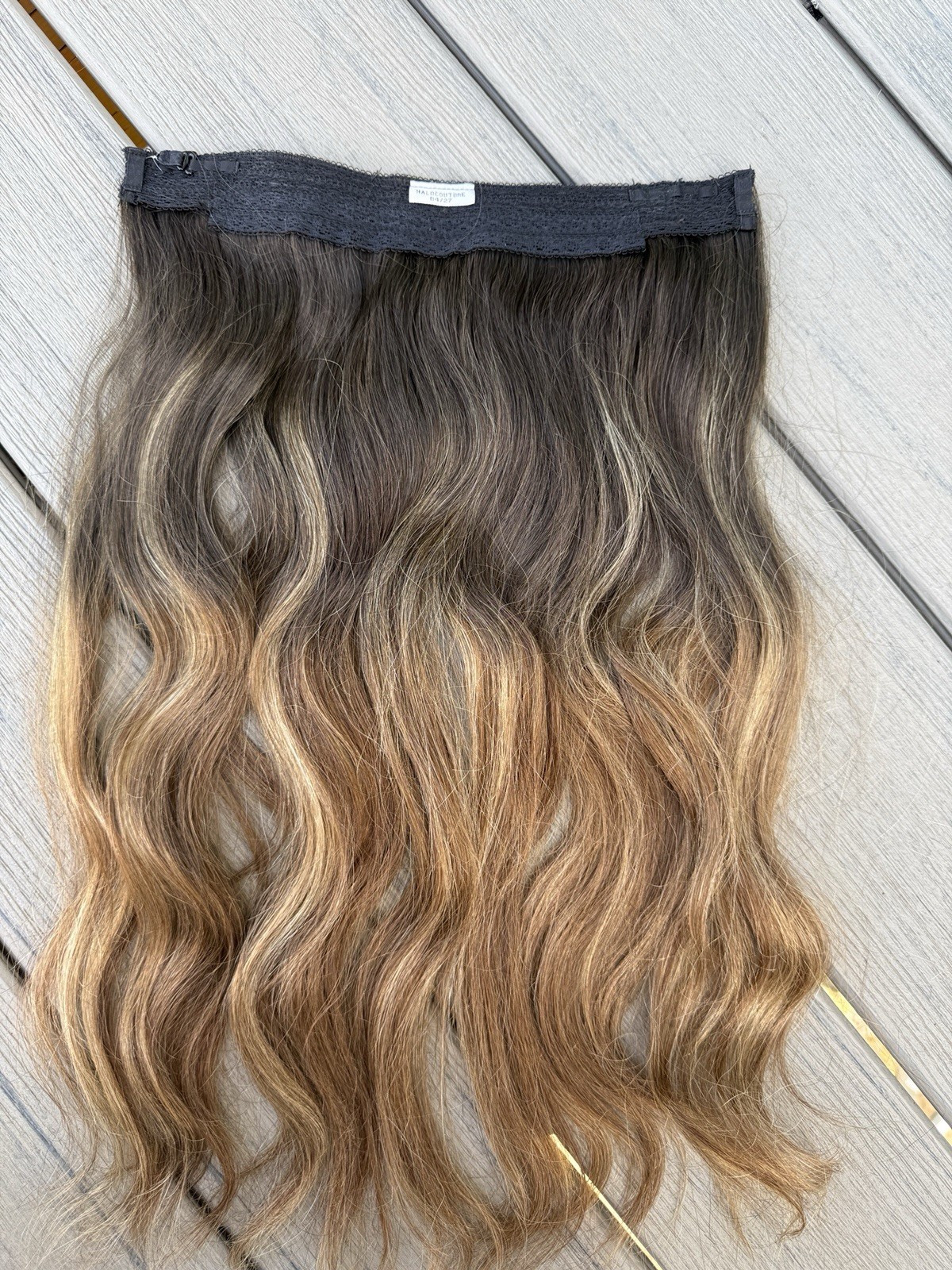 HALO COUTURE LAYERED HALO EXTENSIONS BALAYAGE Remy Human Hair 20in Color B4/27