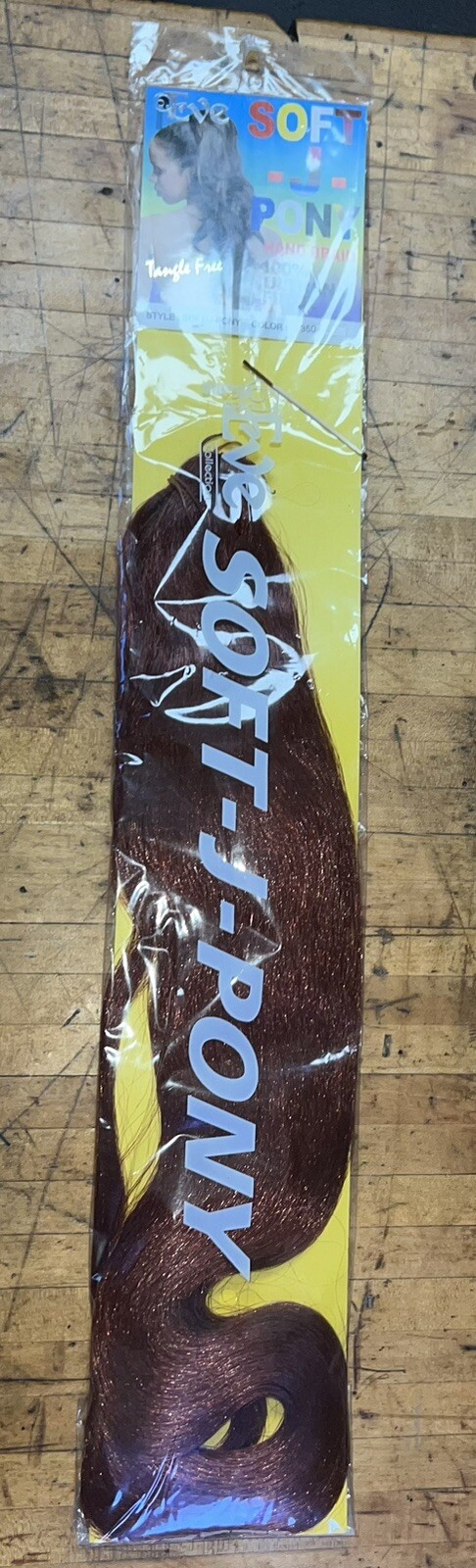 Soft-J-Pony SYNTHETIC FIBERS COLOR 350 NIP NRM20B