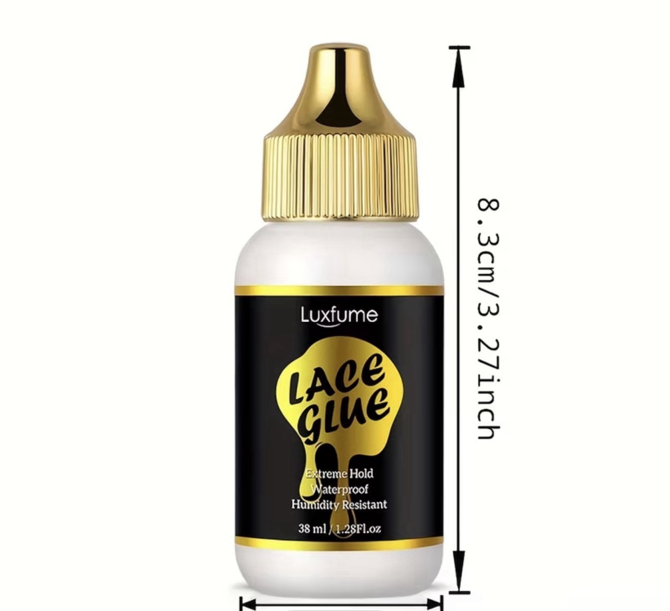 Luxfume Lace Glue Water Based Waterproof Humidity Resistant No Latex 38 ml