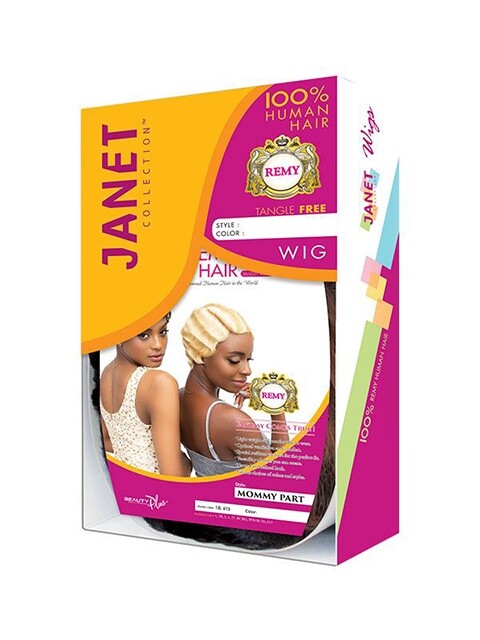 Janet Collection 100% Remy Human Hair Parting Wig – MOMMY PART