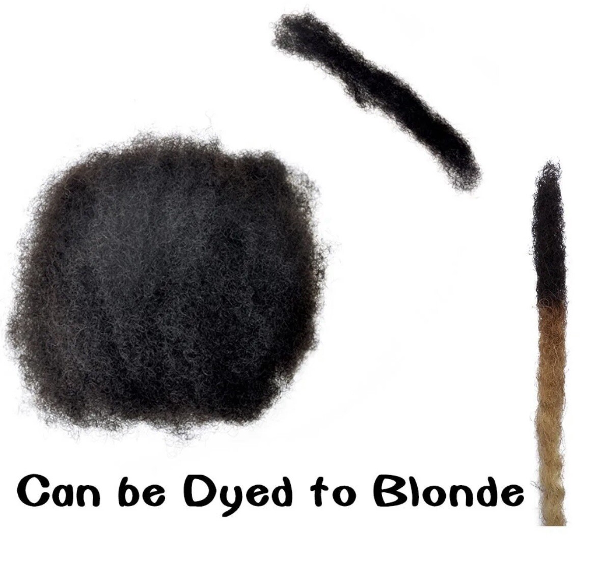 Pre-Stretched Afro Kinky Human Hair Bulk for Braiding, Twists, Locs (3 Packs)