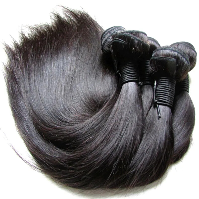 1/2/3/4/5BUNDLE CAMBODIAN VIRGIN HUMAN HAIR NATURAL COLOUR STRAIGHT 12A FASTSHIP