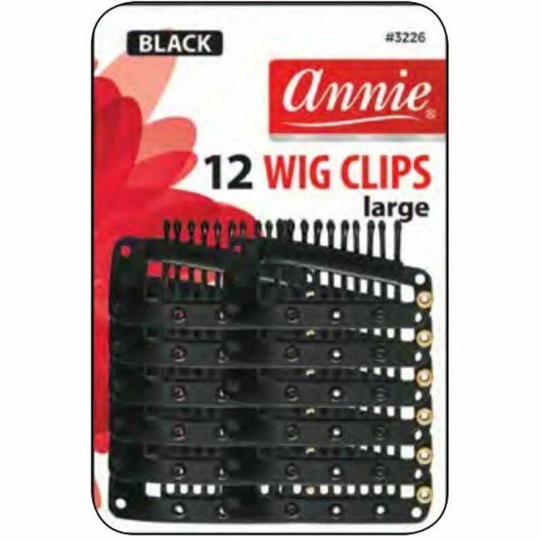 ANNIE: #3226 SMALL WIG CLIPS 12CT.