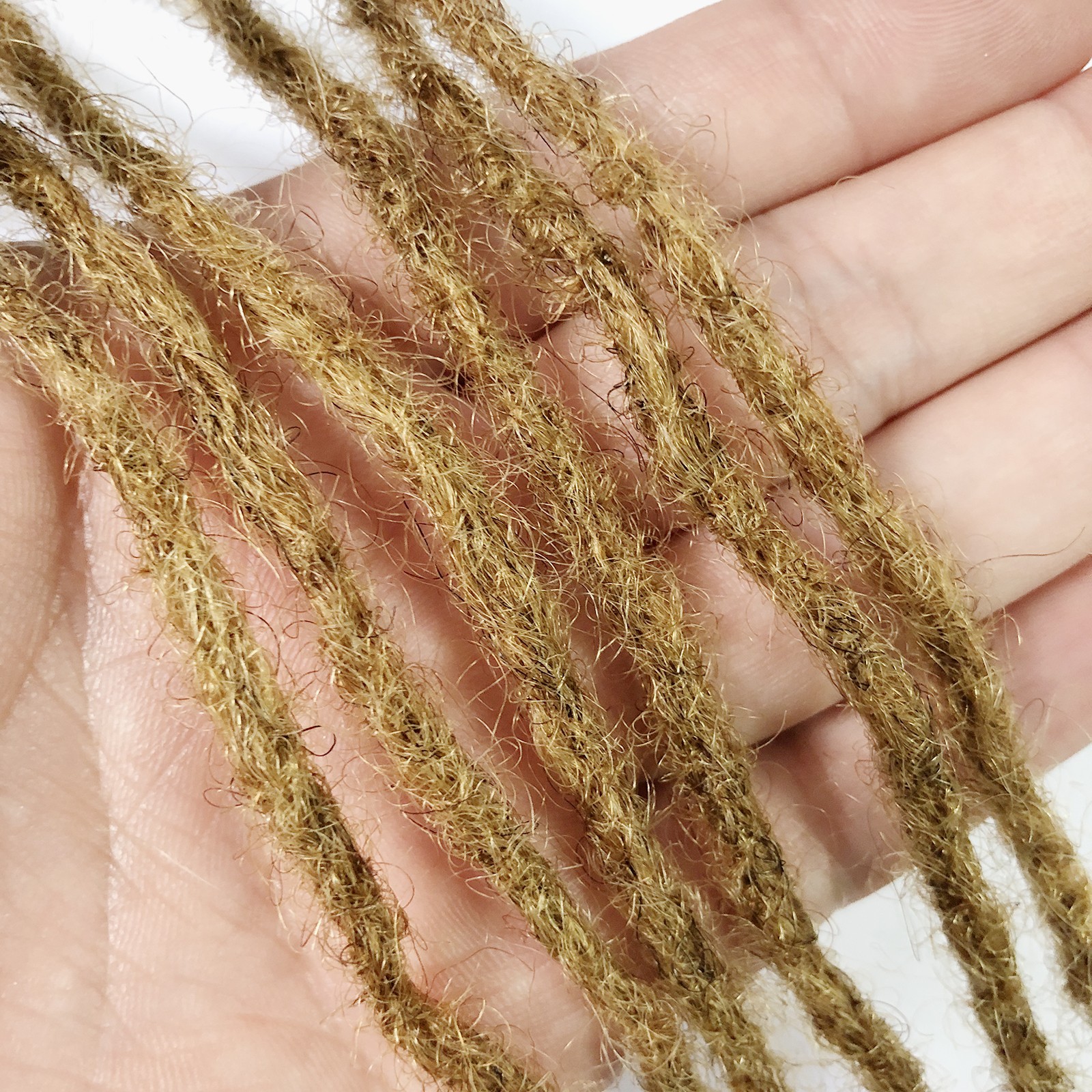 8-24″ 0.2cm Thin Dreadlocks Human Hair Dreads Extensions Sister Locs Afro Dreads