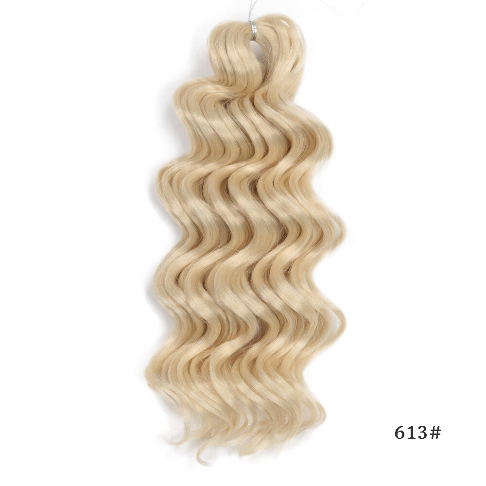 10″ Ocean Wave Crochet Braids Synthetic Deep Curly Twist Corchet Hair Extensions