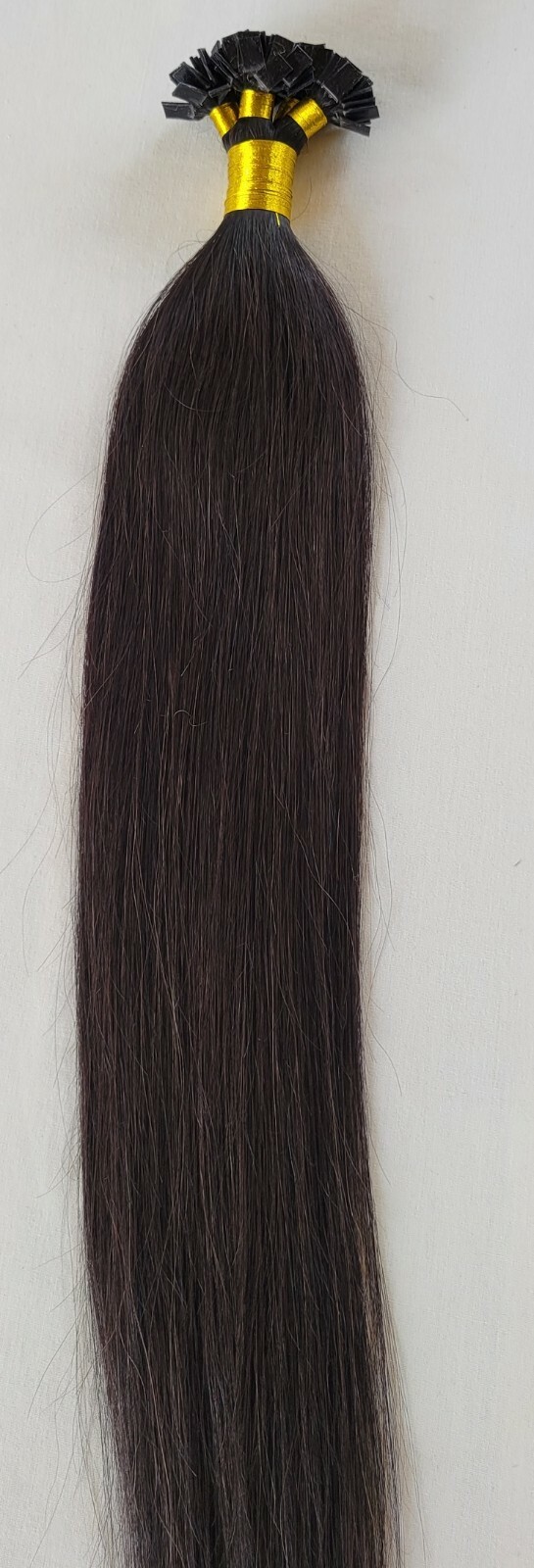 18″,22″ 100 grams,100 strands ,Flat Tip Keratin Remy Human Hair Extensions #1B