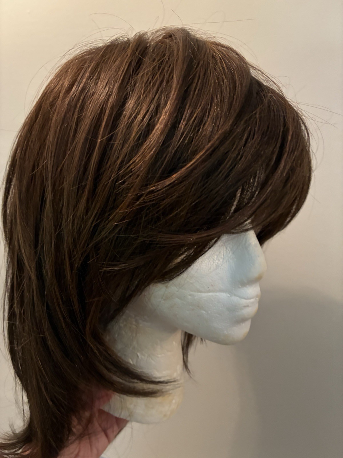 Gabor Essentials Modern Poise Long Shag Synthetic Wig HairUWear Light Brown