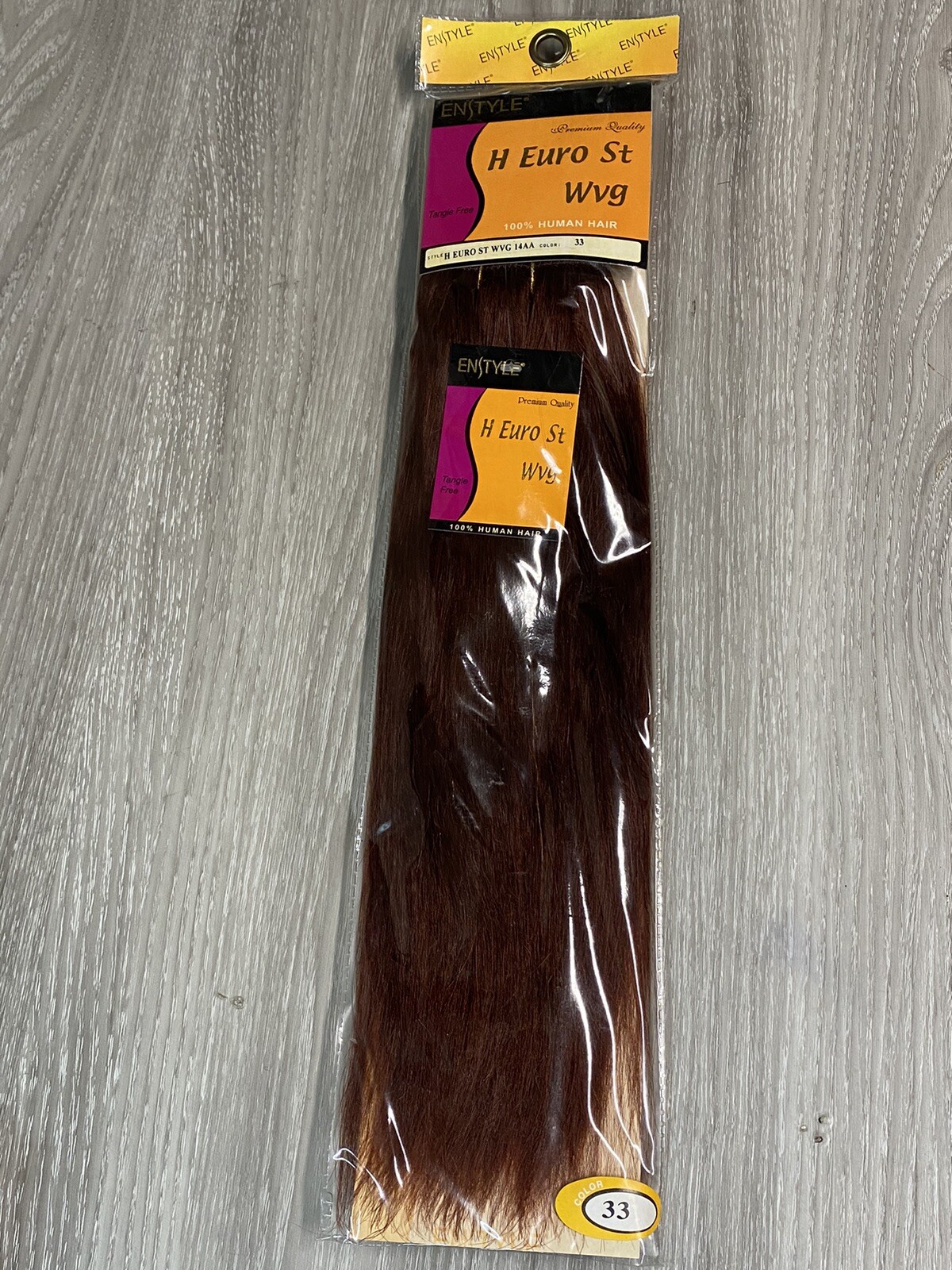 Enstyle H Euro St Weave 100% Human Hair Color 33 15” New