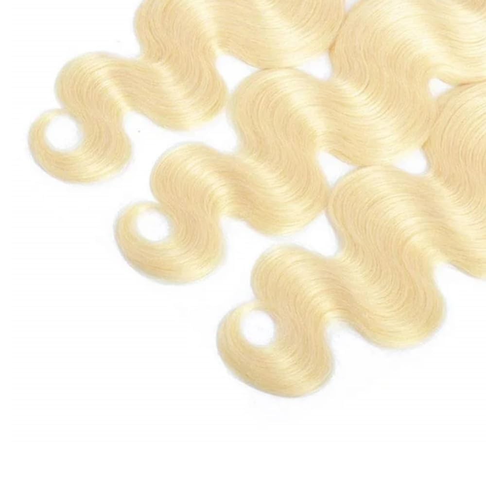Leruikair 613 Human Hair Bundles 22 24 26 Inch Blonde Body Wave Human Hair