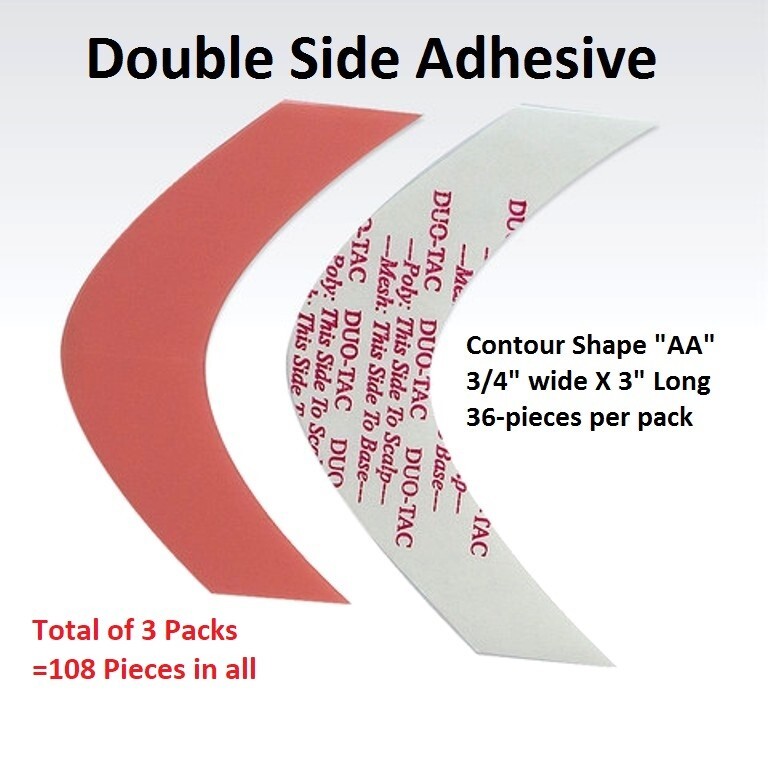 Duo Tac Maximum Wear Tape Contour shape AA 3 packs Walker Tape brand
