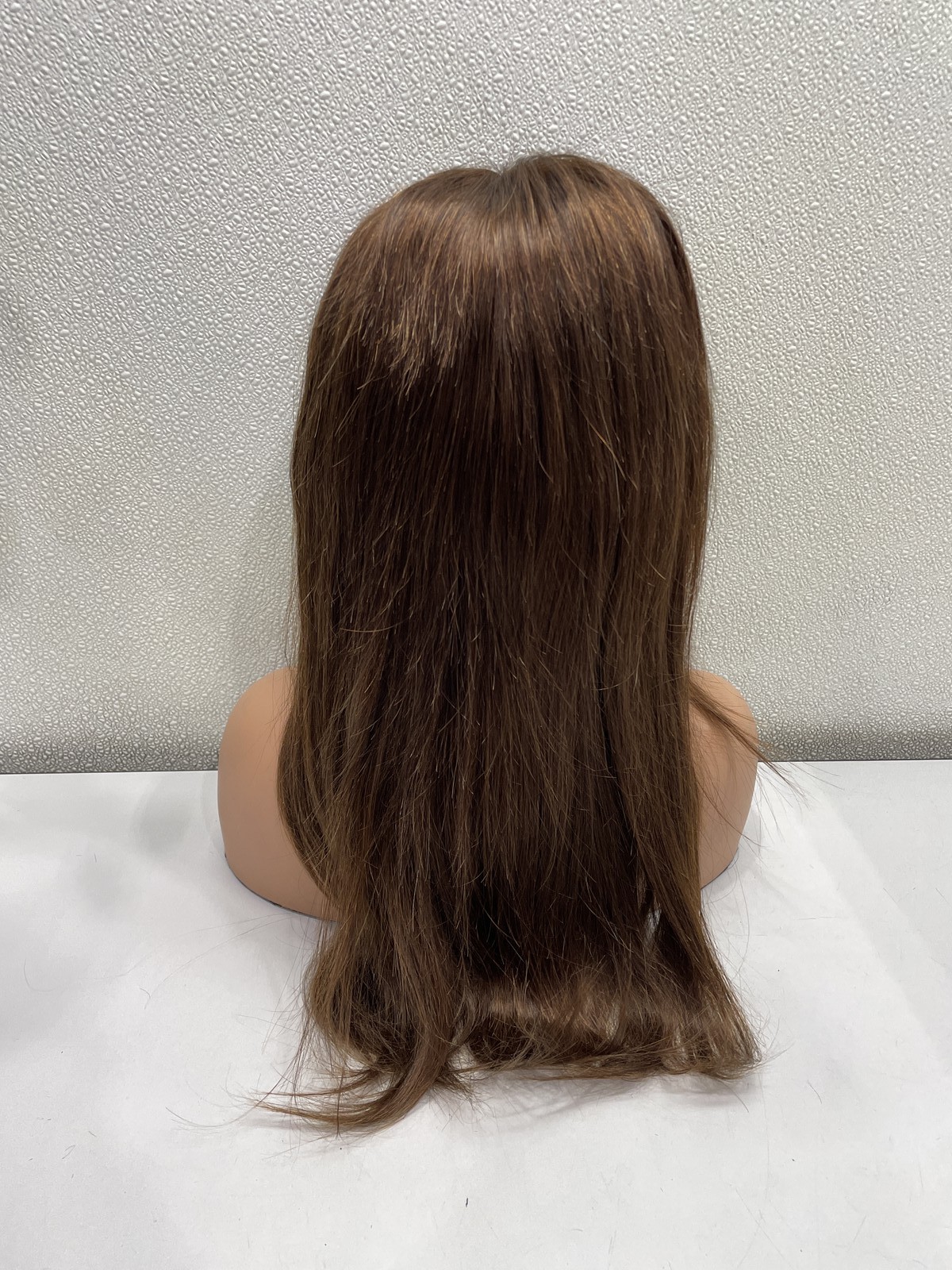 Alipearl 18″ Dark Brown Human Hair M Hairline HD Lace Front Wig, 250% Density