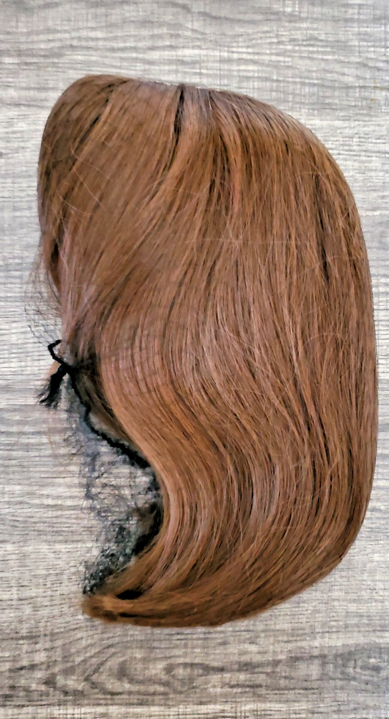 New Synthetic 10″ Brown Wig with Wig Cap & Nylon Hair Net Free Shipping