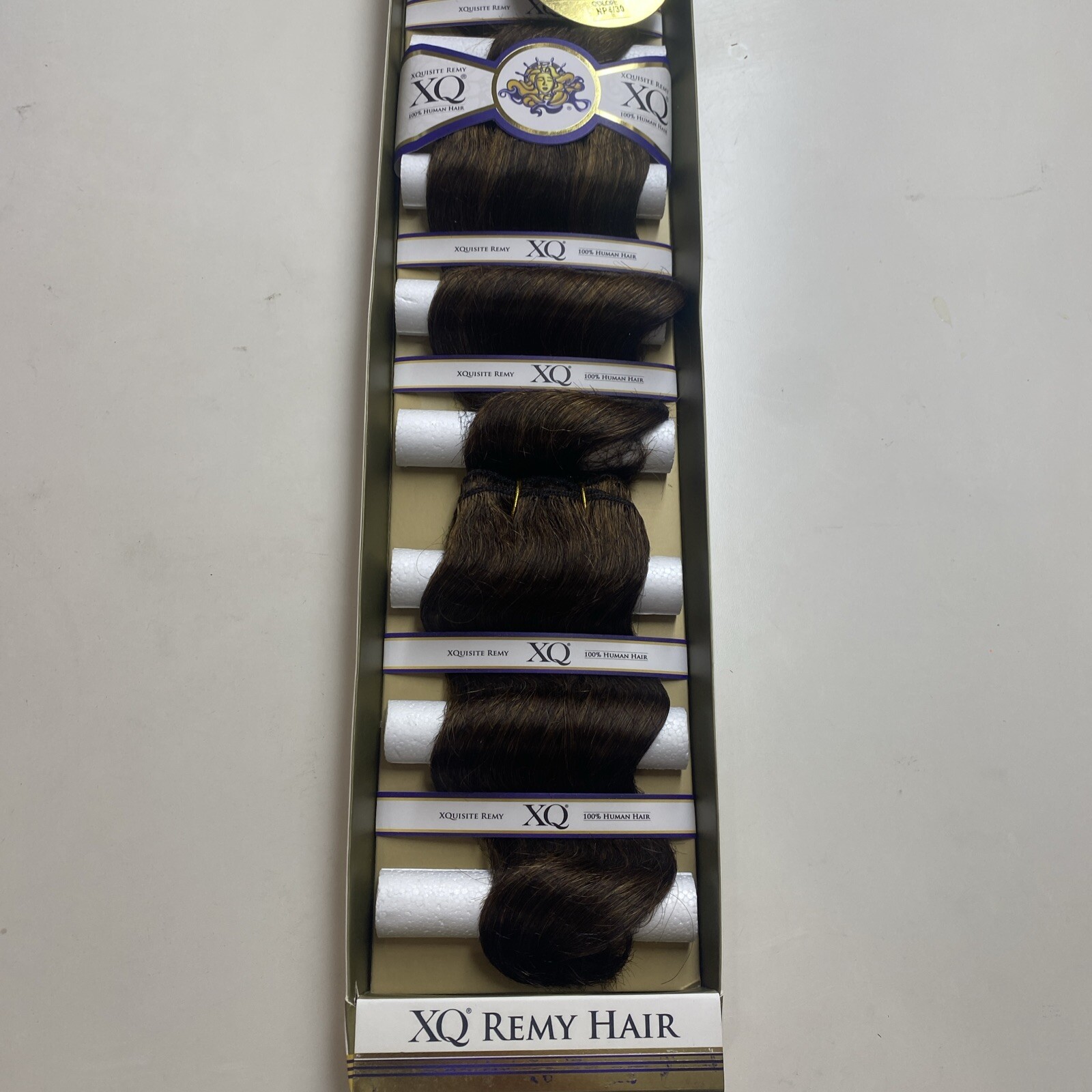 XQUISITE REMY SHORT_CUT_3PCS_8 inch_SOFT_DEEP_#NP4/30_100% HUMAN HAIR WEAVE