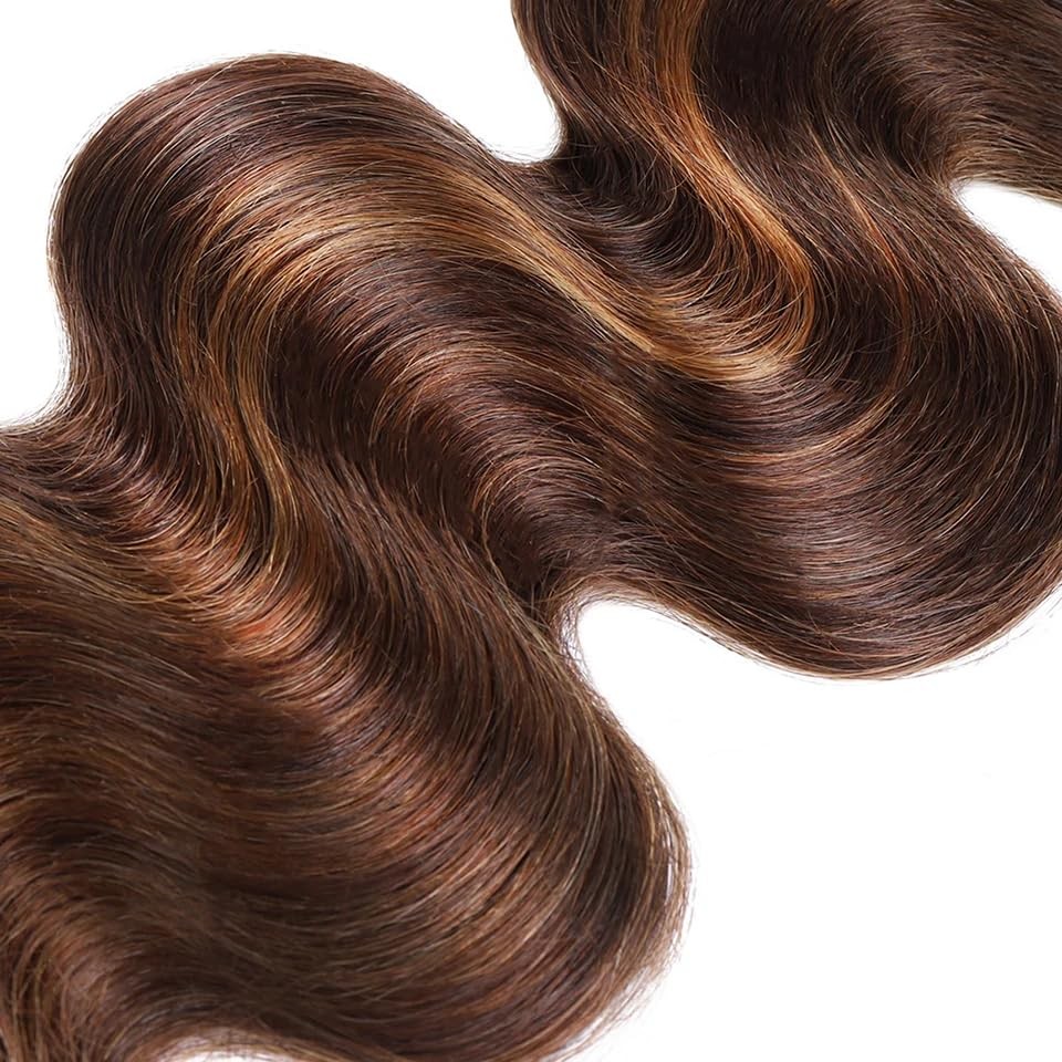 Freiuoke 28 30 32 Inch Color 30 Bundles P4/30 Body Wave Bundle Highlight Human