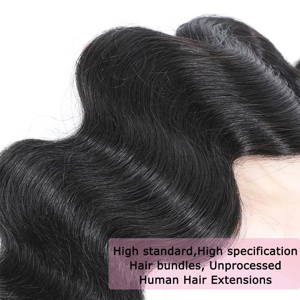16A Human Hair Bundles 18 20 22 24 Inch Body Wave Bundles Human Hair 400g Brazil