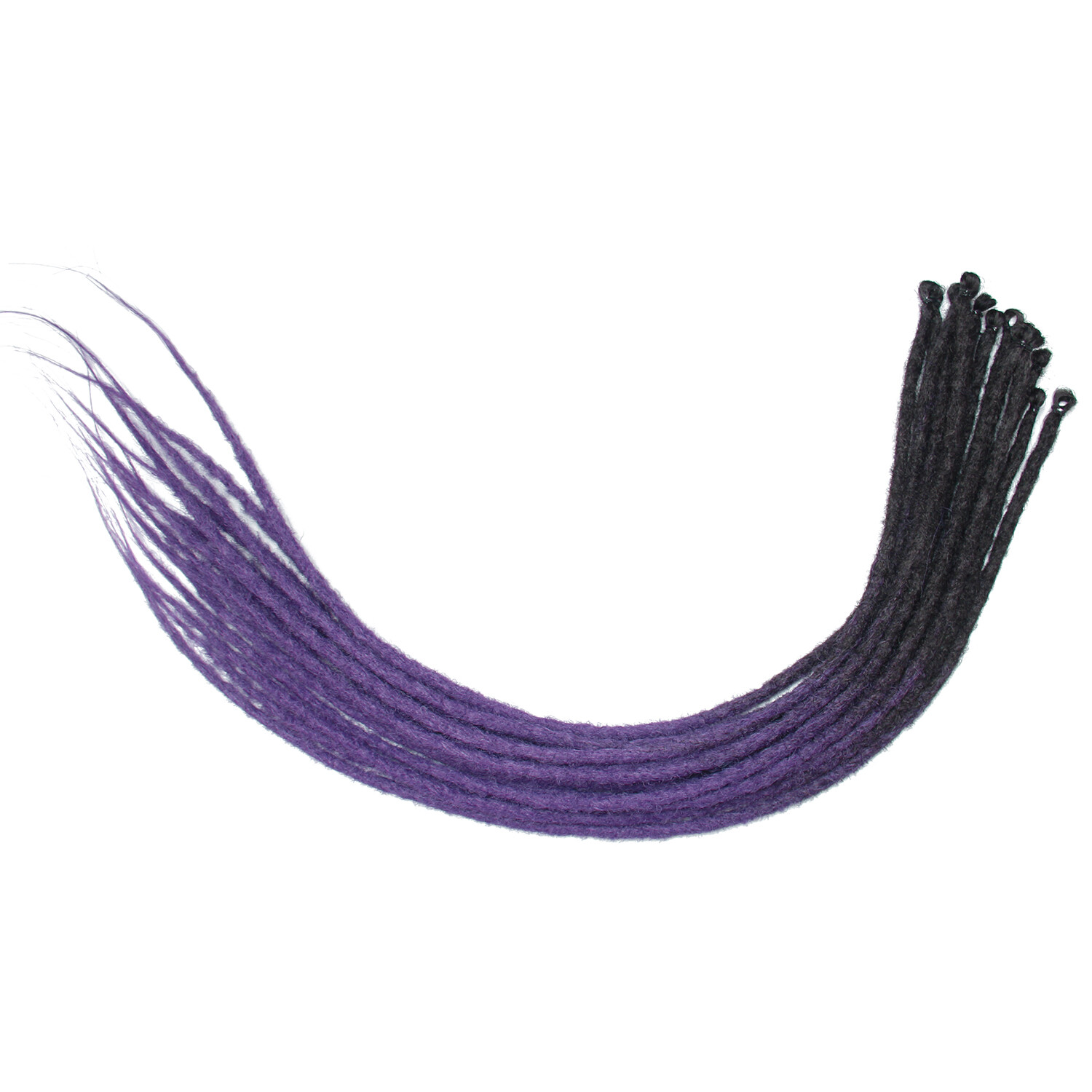 24″ Ombre Soft Dreadlocks Thin 0.6cm Handmade Dreads Loc Hippie Dreads Extension