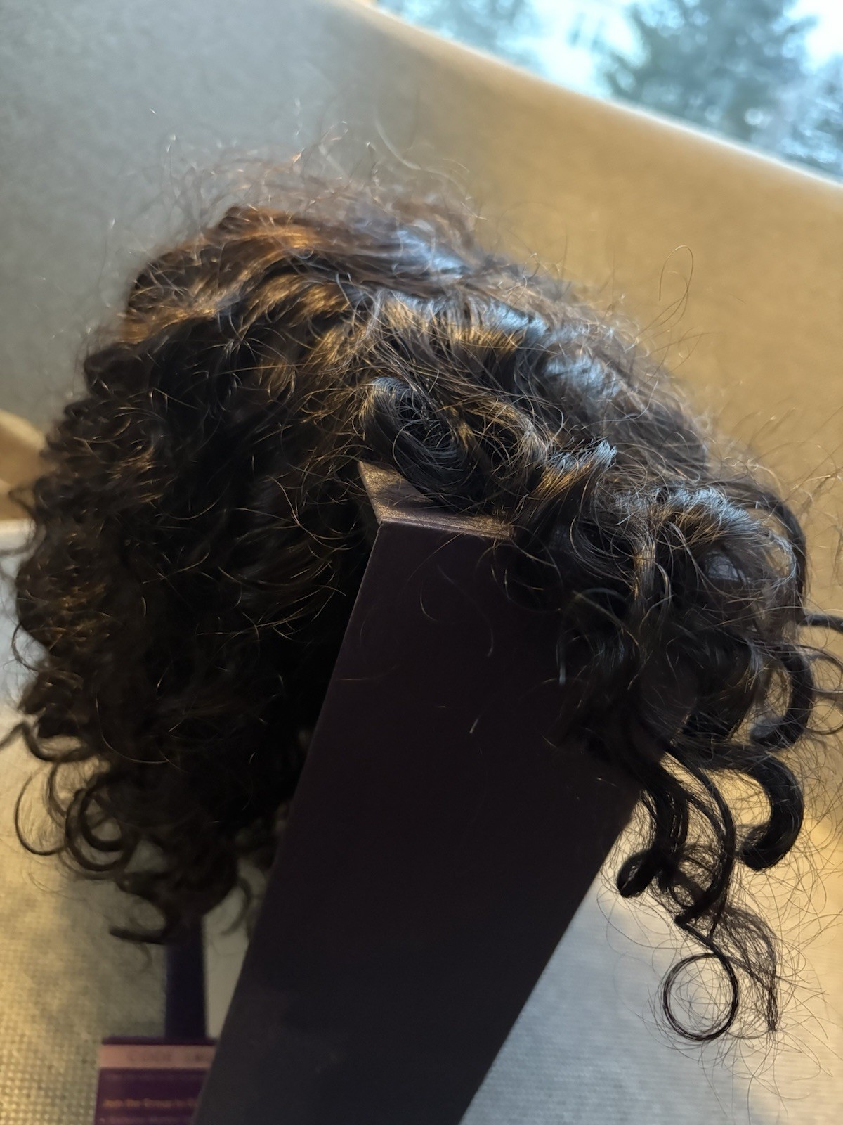 Luvme Hair Human Hair Wig – 12” Length – Natural Black – Lace Front – Pre-Owned