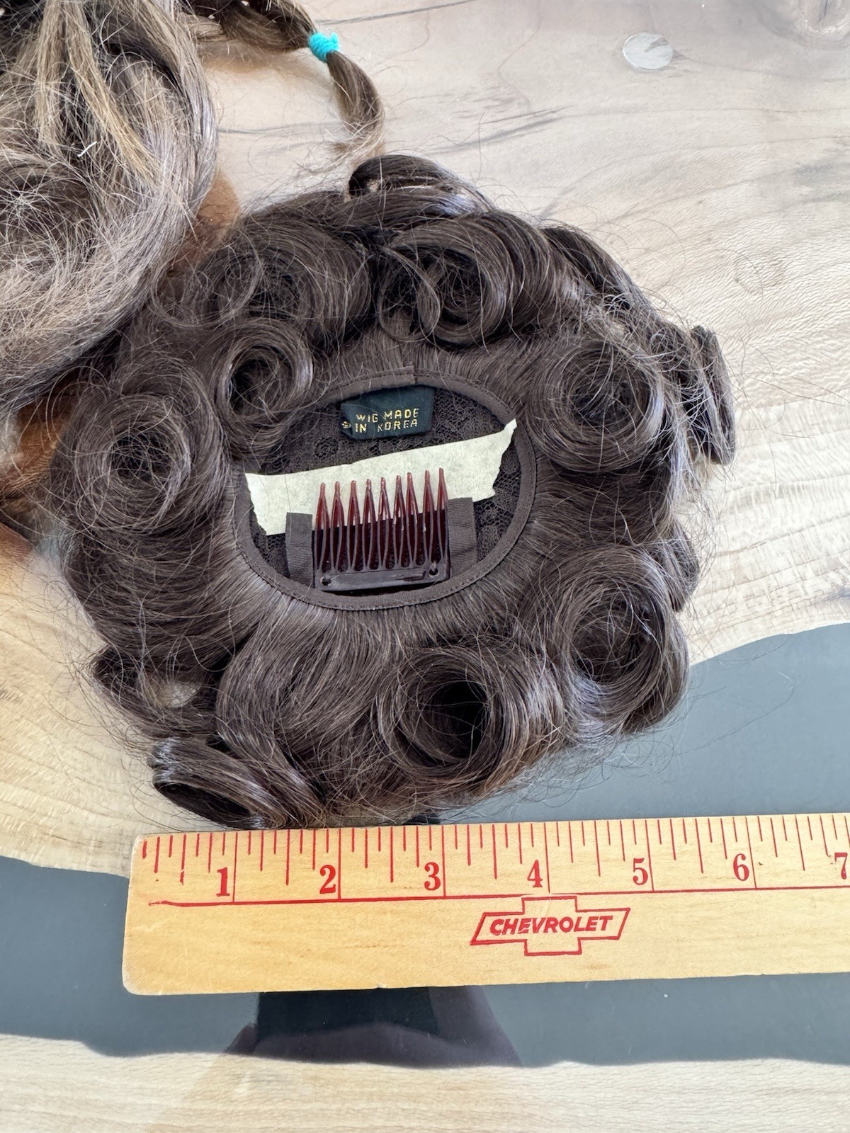 Rare Vintage 1960s Pre-Styled Deluxe Wiglet Set • 100% Human Hair • Two Pieces