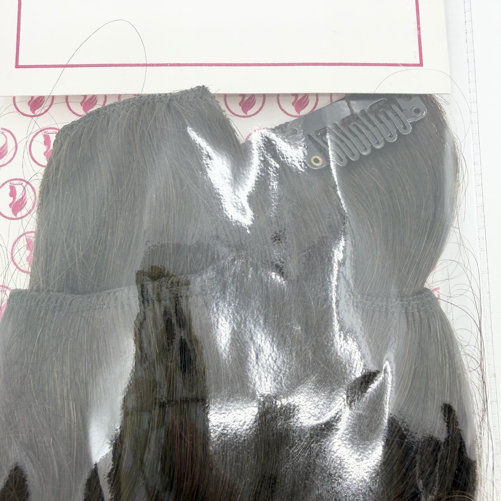 Hidden Crown 18” Crown Clip In Human Hair #2 Off Black 140g New Remy Hair Unused
