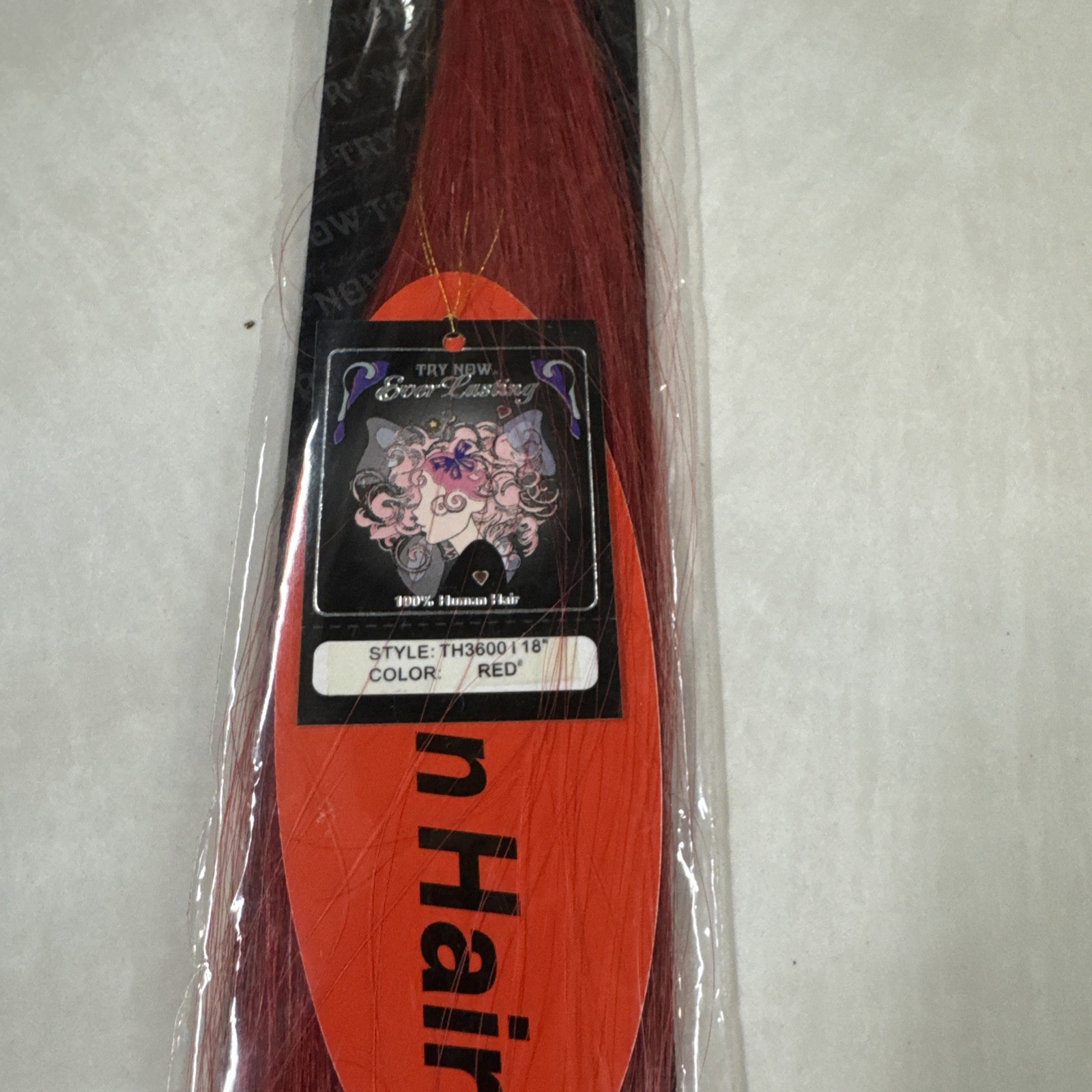 Ever Lasting Pre-bonded Keratin 100%Human Hair Extensions 20Strands # 3 Red