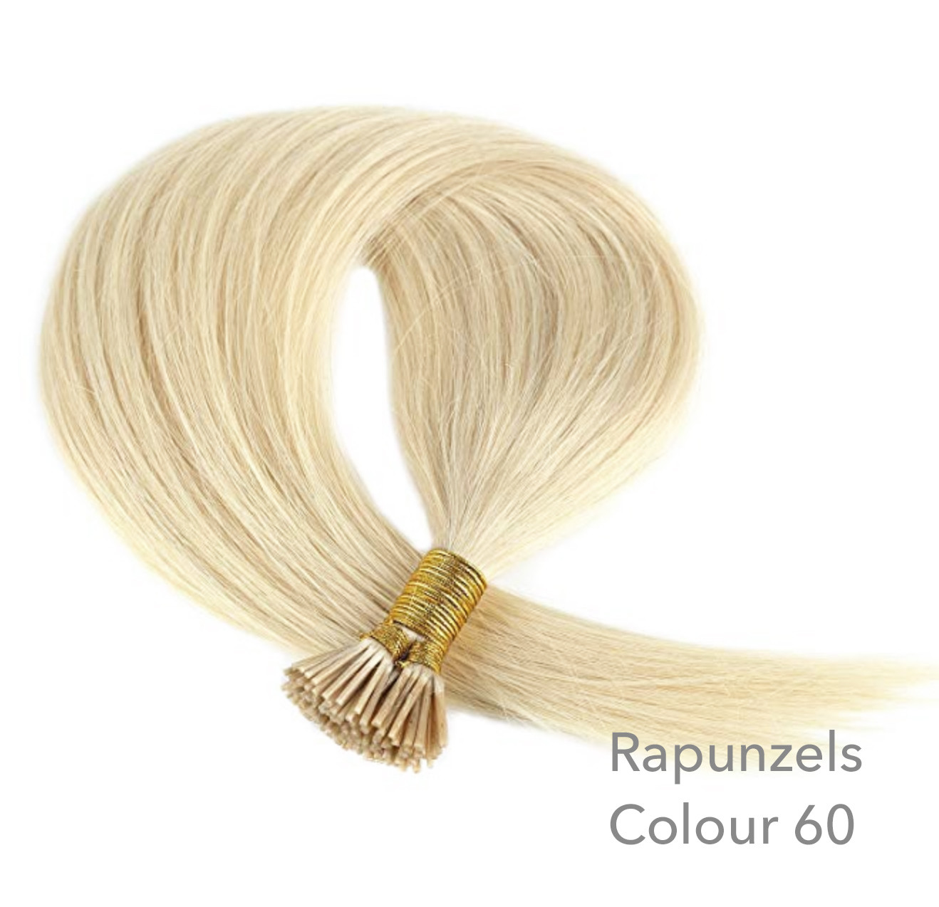 Stick tip Micro Ring hair extensions 7A grade salon remy RAPUNZELS hair 20″