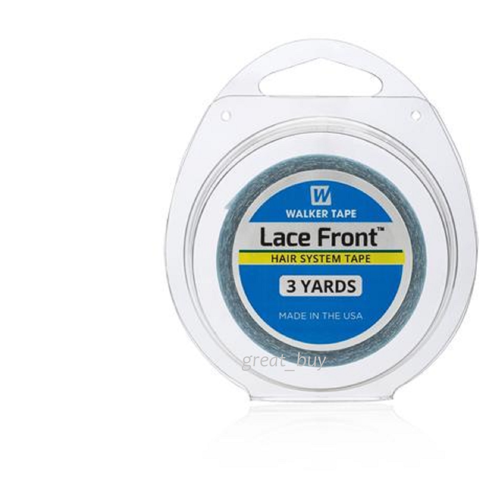 Walker Lace Front Support Tape 1/2″ X 3 Yard Roll -Dull finish -Wig Hair system