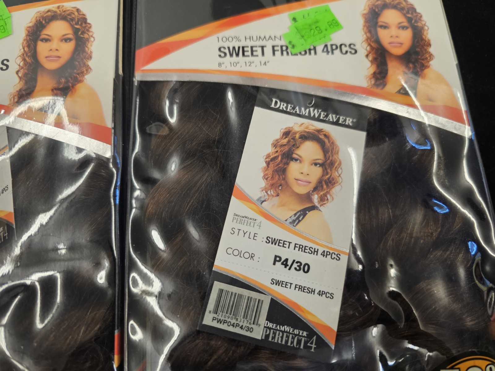Lot Of 2 Dreamweaver 100% Human Hair – SWEET FRENCH 4pcs – Color P4/30