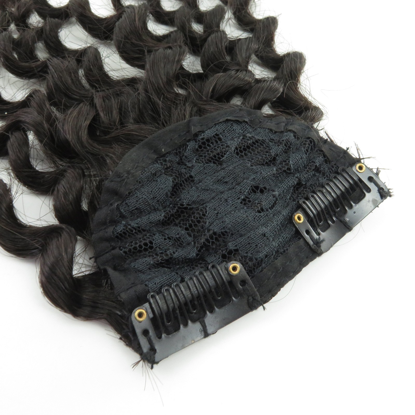 Clips on Jerry Curly Hair Bangs Clip in 100% Human Hair Front Bangs For Women