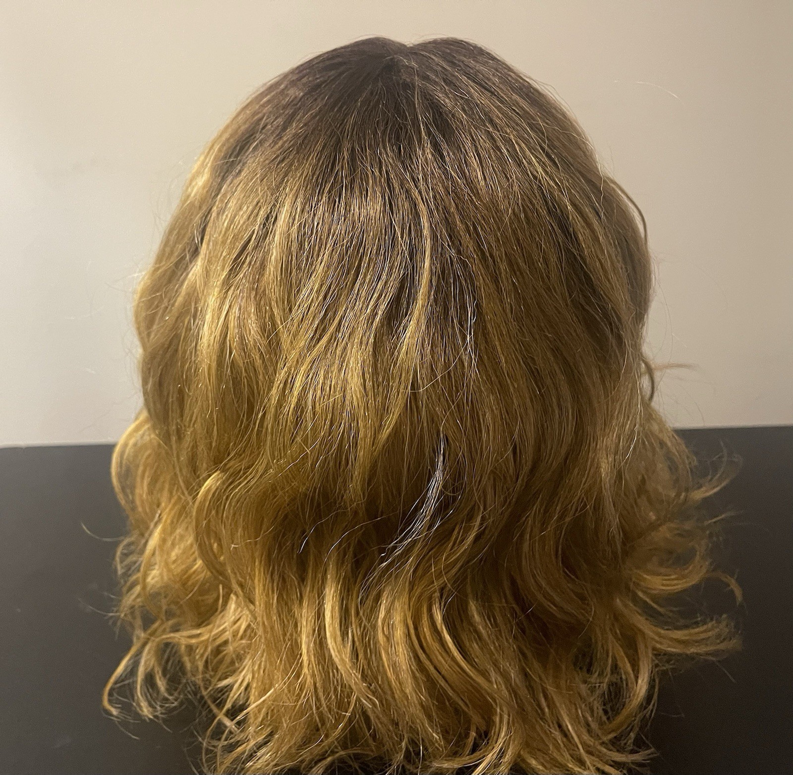 Newborn Free Lace Front Wig: DYX4/Gold | Natural looking LaceFront, Ready 2 Wear