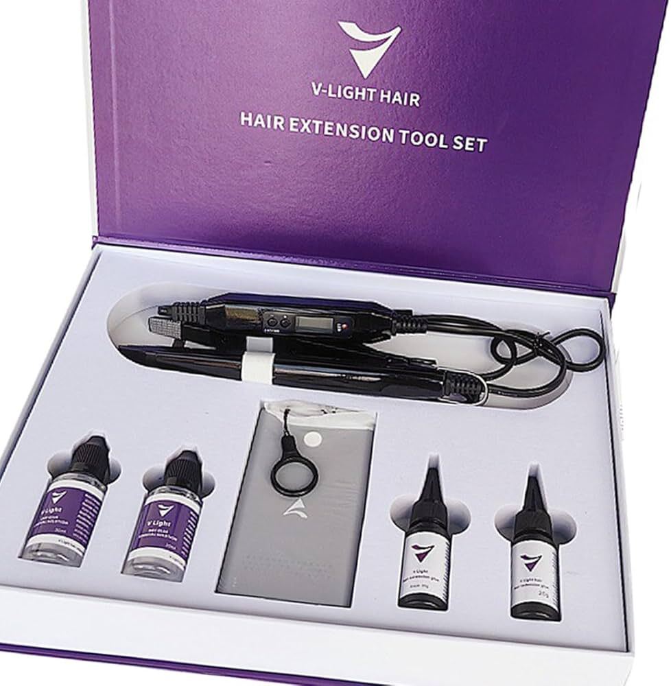 V Light Hair Extensions Kit V Light Hair Extension Machine, V-Light Removal