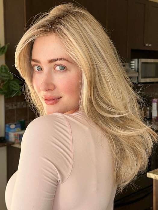 NEW IN BOX BELLE TRESS WIG BEVERLY HILLS CT-1001 LACE TOP RAW SUGAR BLONDE R