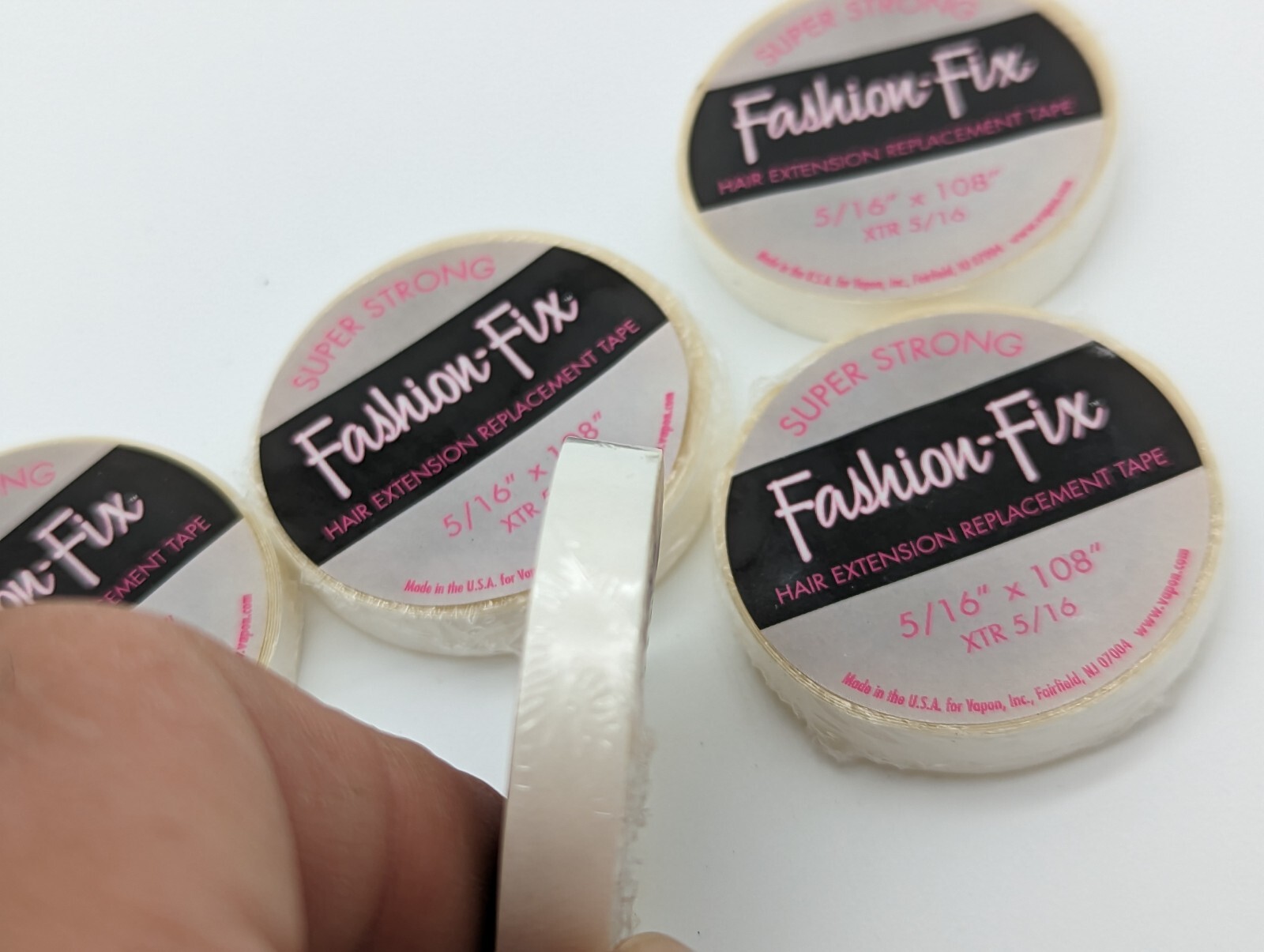 Fashion Fix Super Strong Hair Replacement & Extension Tape 5/16″ X 108″ Lot of 5