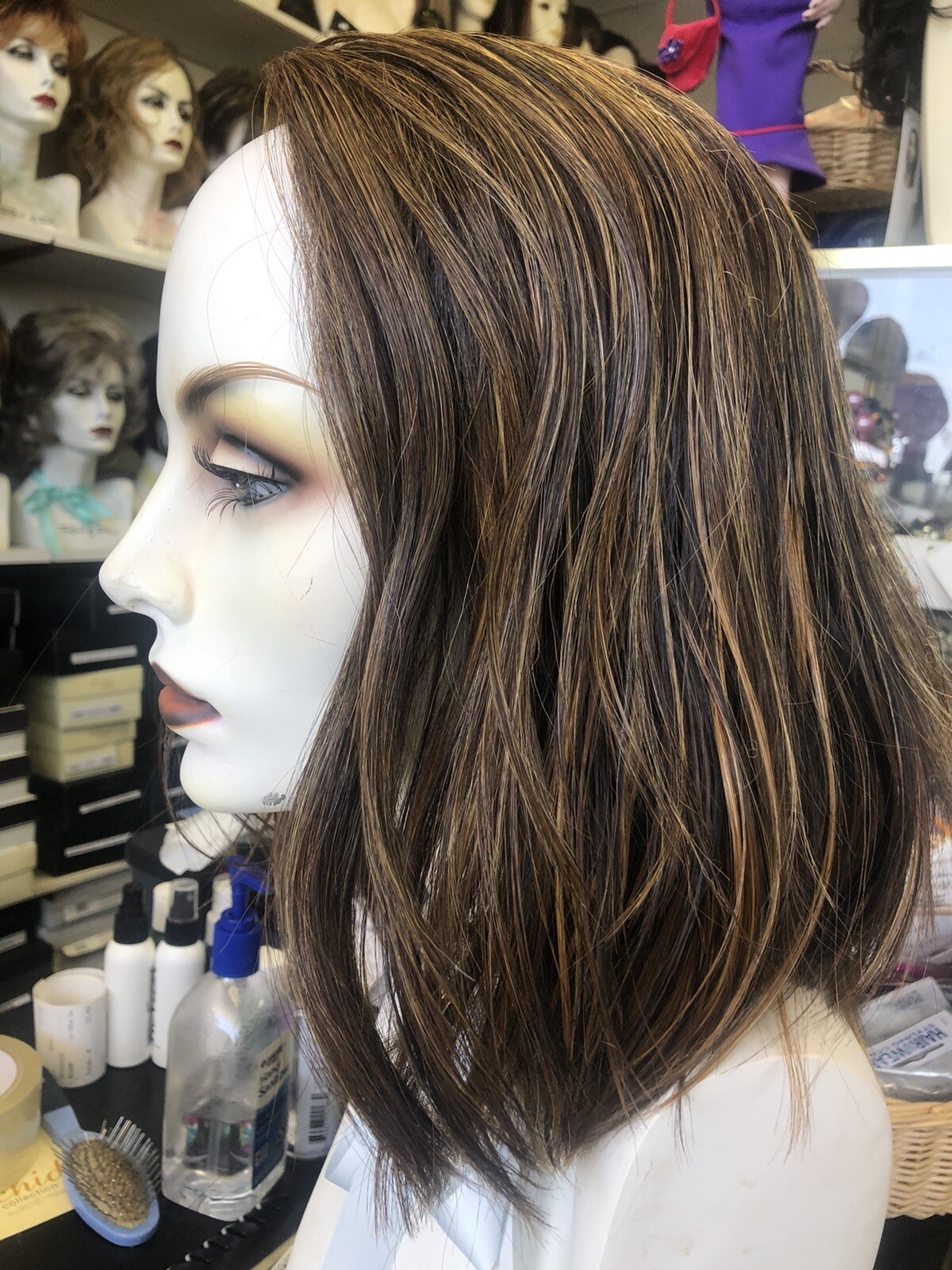 “ENVIOUS” by RENE OF PARIS Orchid Collection in Sepia Lace Front MonoPart $177❤️