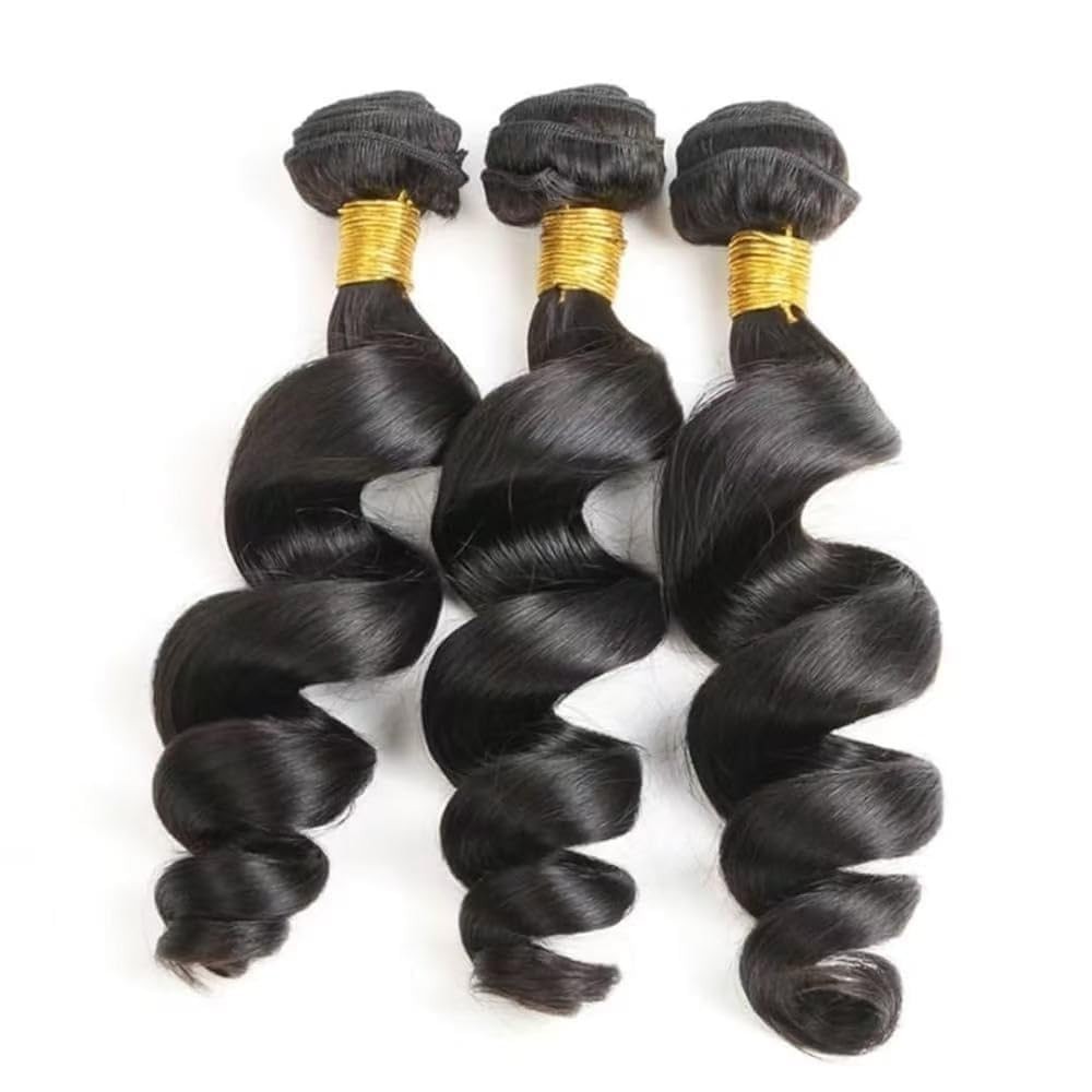 12A Raw Human Hair Bundles Straight Body Water Loose Deep Wave Curly Remy Hair