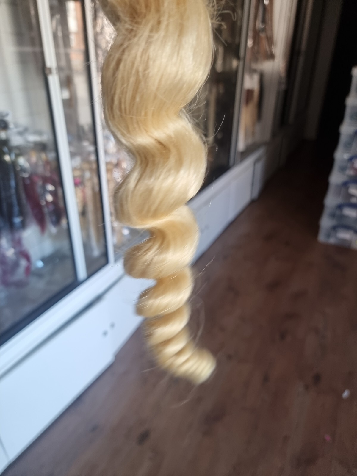 10A 32inch 100g BRAZILIAN HUMAN HAIR PURE BLONDE 613# LOOSE WAVE OFFER SALE ONLY