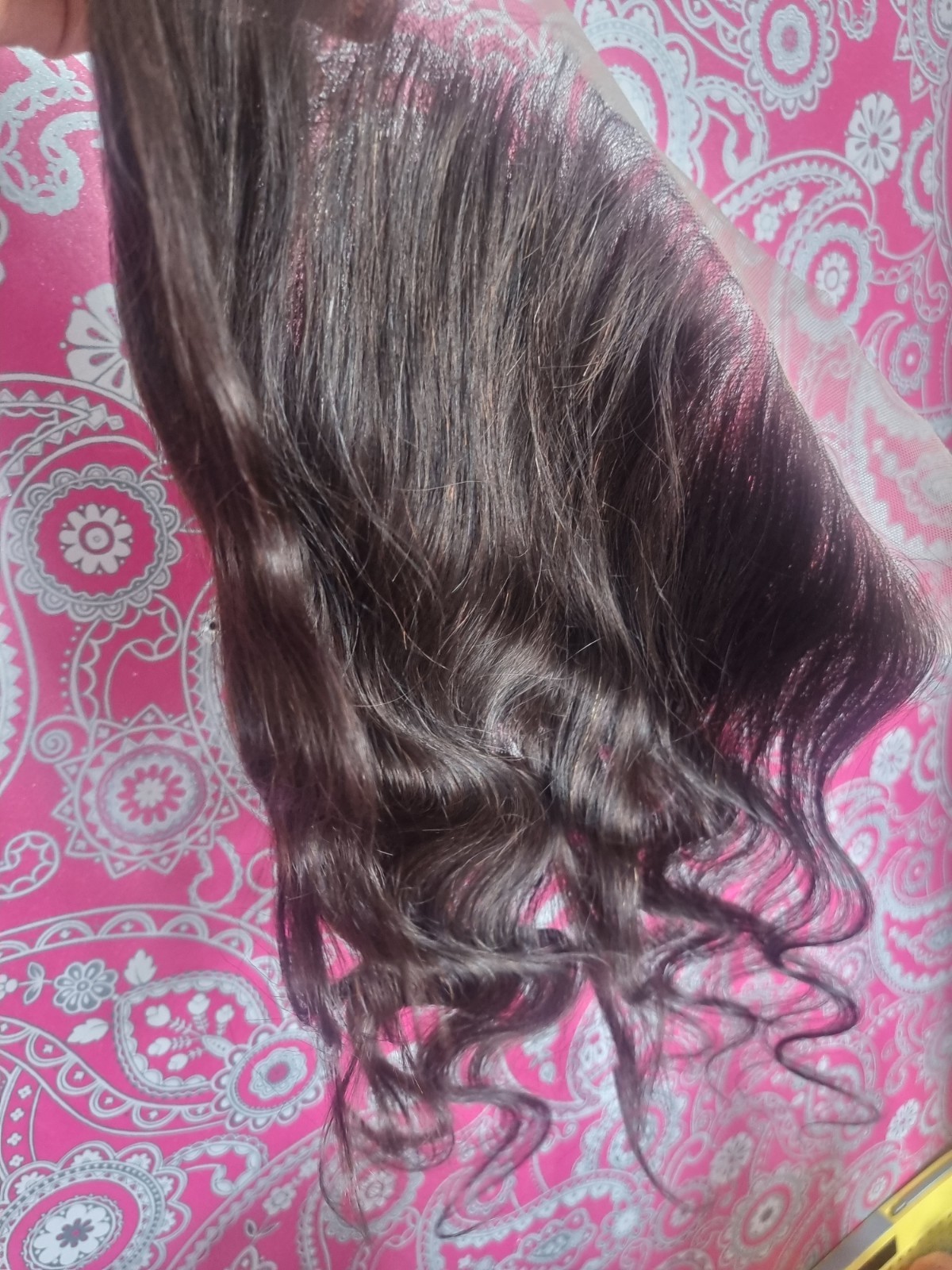 18INCH 13X6 WIDE LACE FRONTAL BRAZILIAN VIRGIN HUMAN HAIR BODY WAVE COLOR 2# 90g