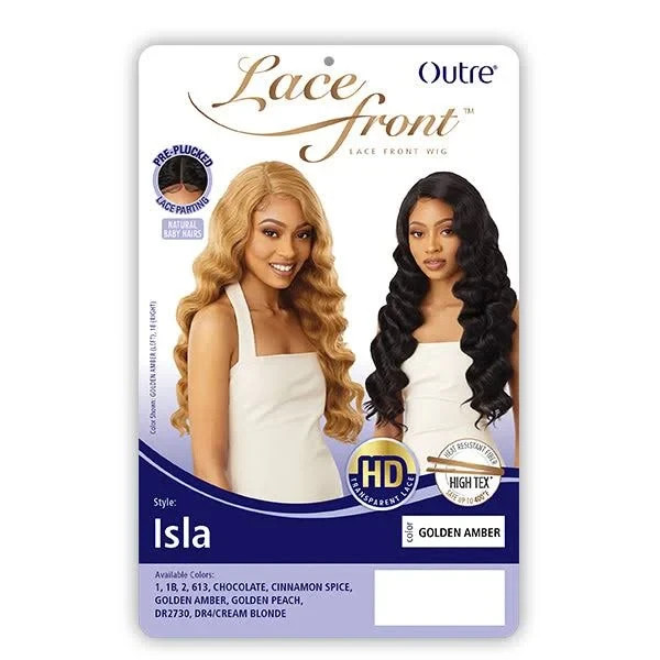 ISLA- Outre Synthetic Pre-Plucked I-Part HD Swiss Lace Front Wig