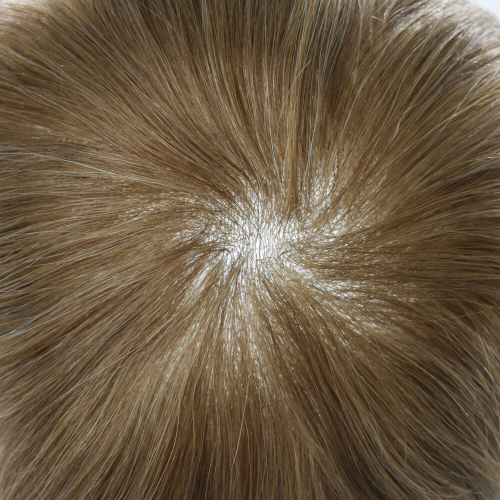 Invisible Ultra Thin Skin Mens Toupee Hair Replacement Poly Hairpiece PU Systems